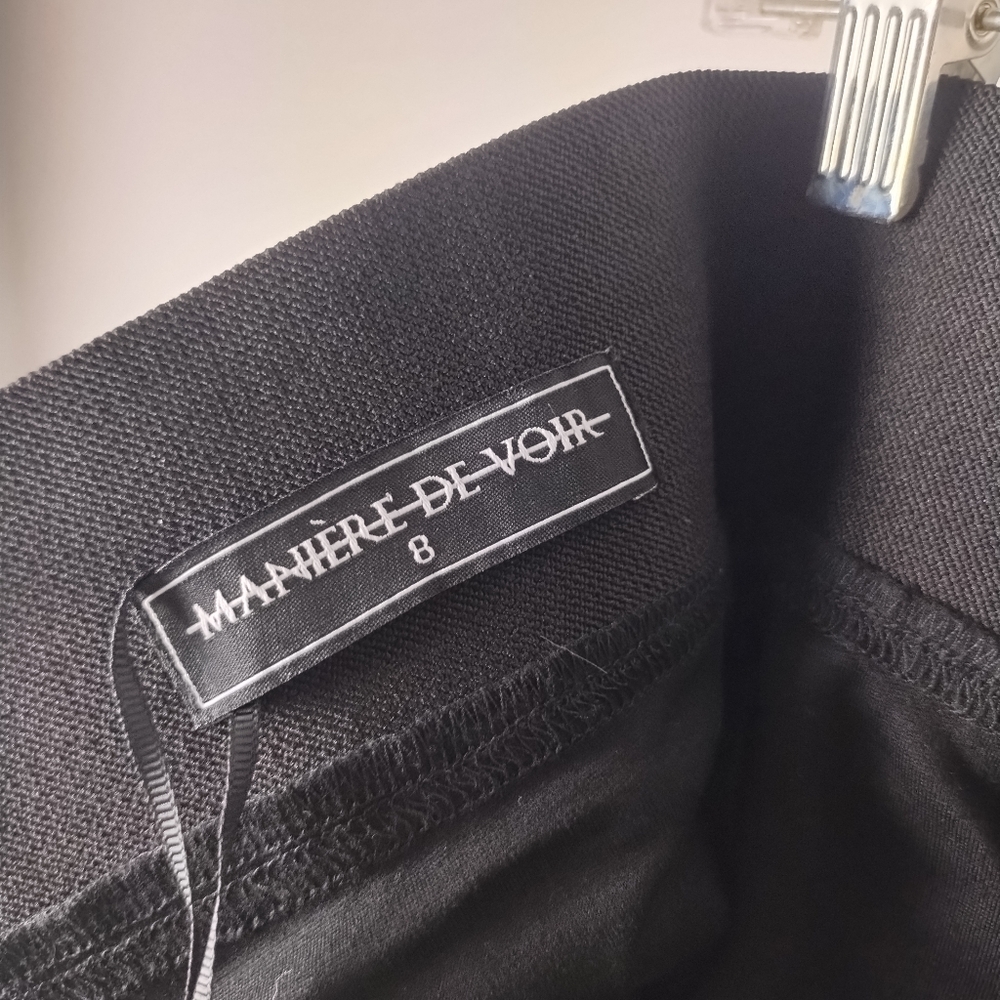 NWT Maniere De Voir Fold over Waistband Jeans Size 8 - Picture 10 of 13